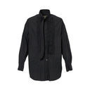 Ruffled Belt Dress Shirt