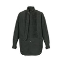 Ruffled Belt Dress Shirt