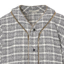 Textured Diamond Zip