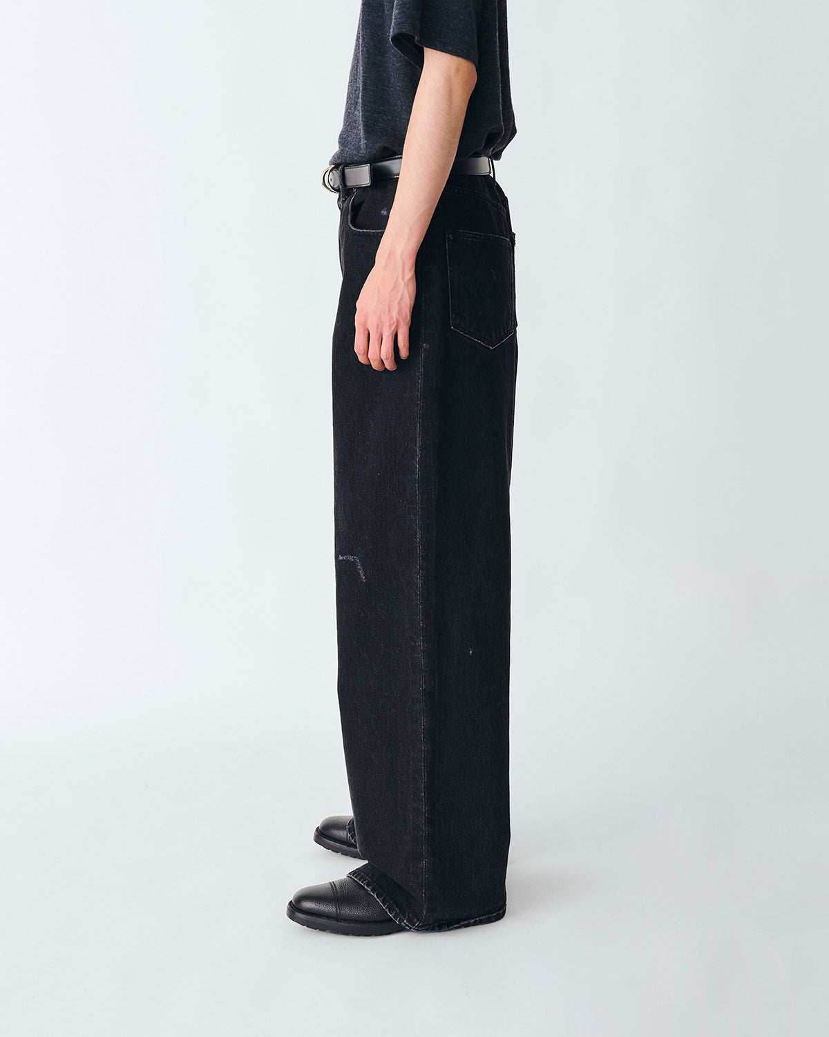 Wide Denim Pants