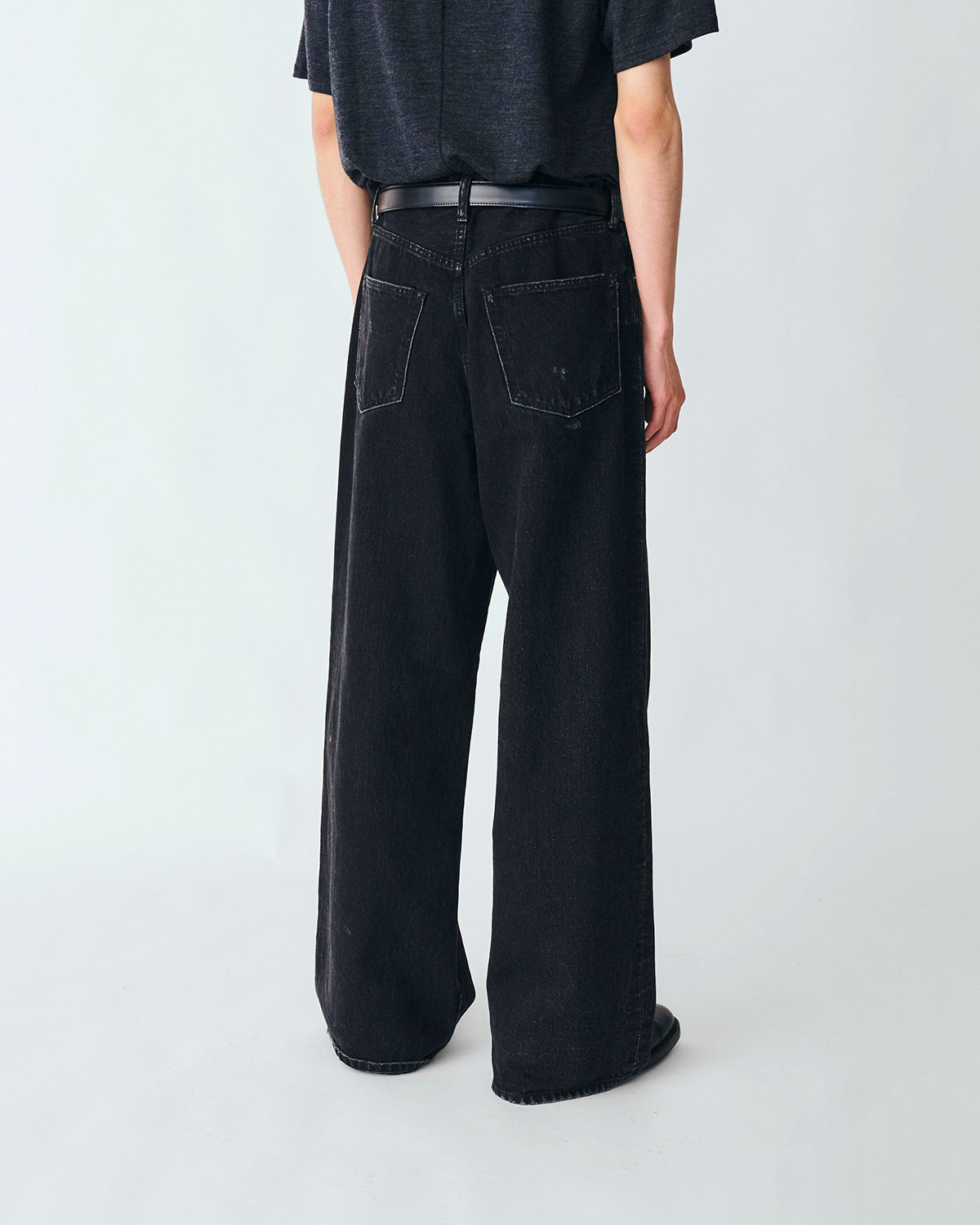 Wide Denim Pants