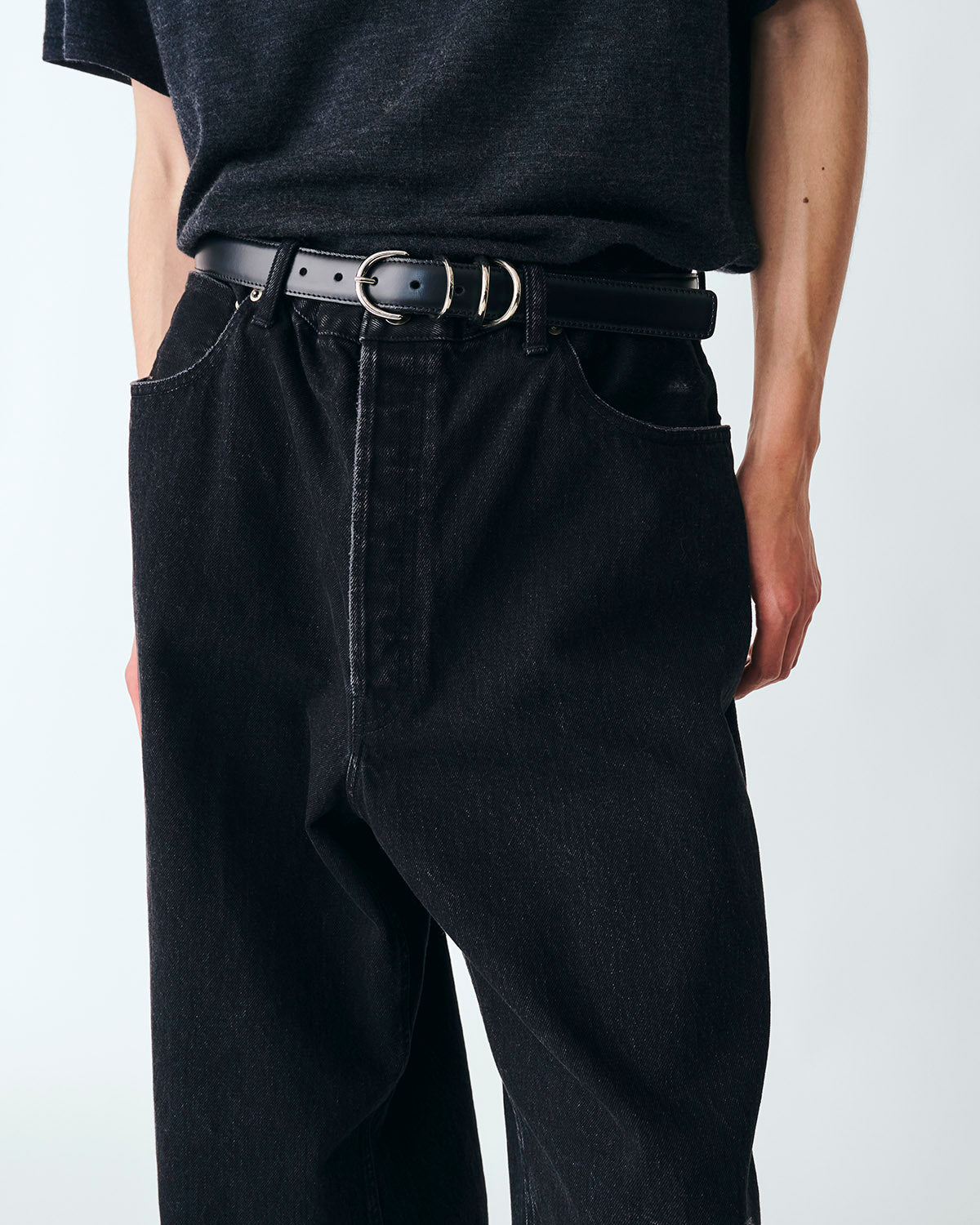 Wide Denim Pants