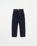 SLUB DENIM STRAIGHT PANTS