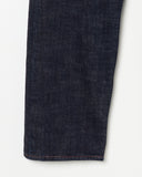 SLUB DENIM STRAIGHT PANTS