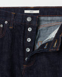 SLUB DENIM STRAIGHT PANTS