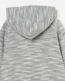 MELANGE KNIT HOODIE