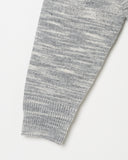 MELANGE KNIT HOODIE