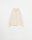 MELANGE KNIT HOODIE