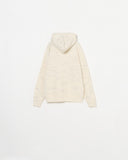 MELANGE KNIT HOODIE