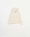 MELANGE KNIT HOODIE