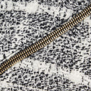 Textured Diamond Zip