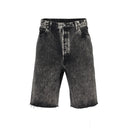 Frayed Denim Shorts