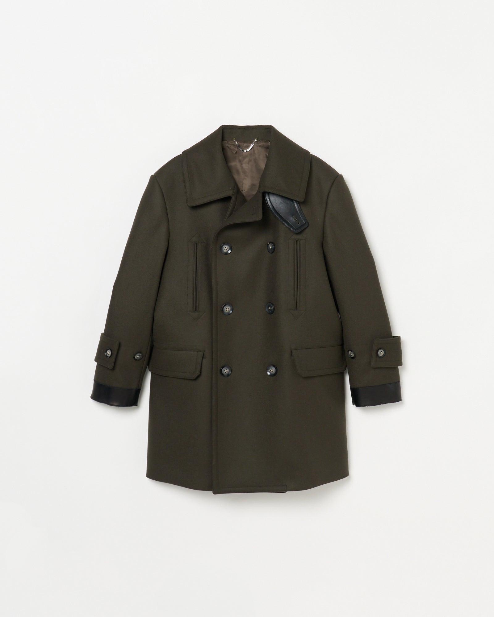 Wool Melton Pea Coat - ウールメルトン ピーコート｜DDDD（ディフォー