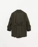 Wool Melton Pea Coat