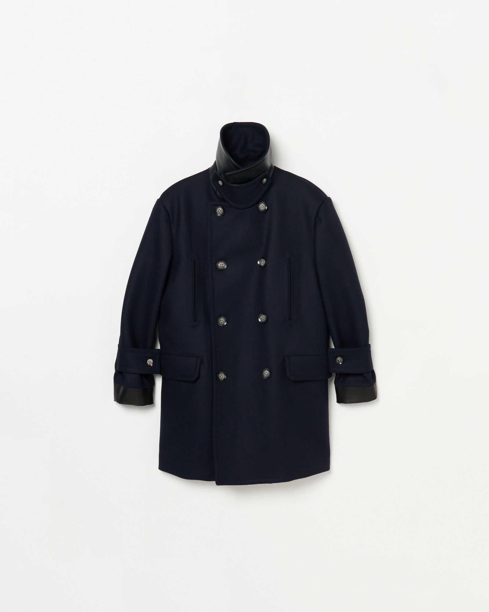 美品 エトロ メルトンウール100　 ピーコート MーL Wool Melton Pea Coat - ウールメルトン ピーコート｜DDDD（ディフォー