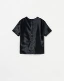 Hair‑On Leather Tee