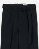 Wool Three-tuck Trousers