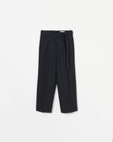 Wool Three-tuck Trousers