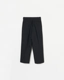 Wool Three-tuck Trousers