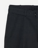 Wool Three-tuck Trousers