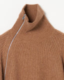 Fox‑Wool Side Zip Knit