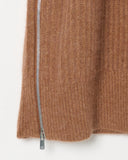 Fox‑Wool Side Zip Knit