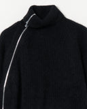 Fox‑Wool Side Zip Knit