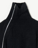 Fox‑Wool Side Zip Knit