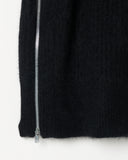 Fox‑Wool Side Zip Knit
