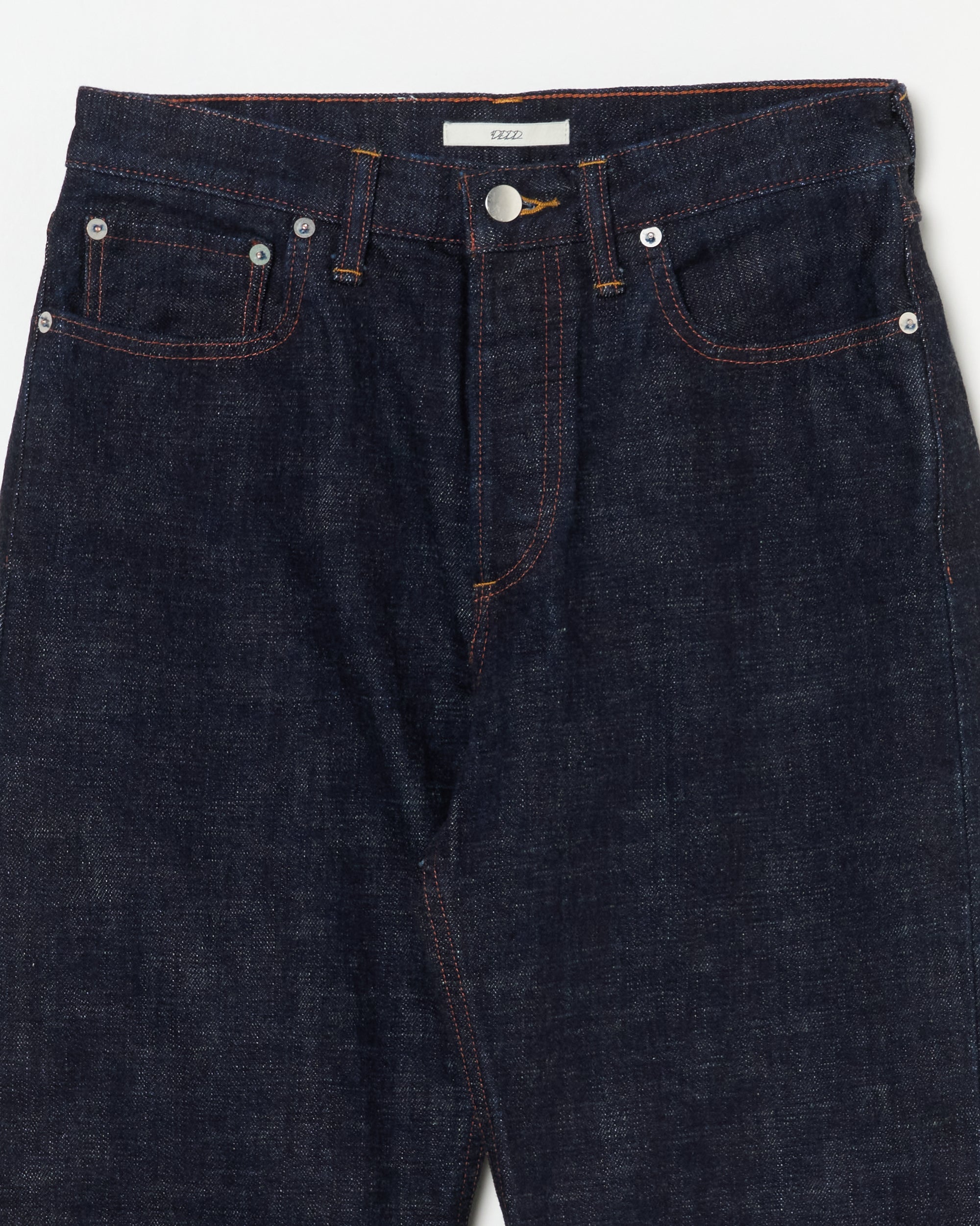 SLUB DENIM STRAIGHT PANTS - スラブデニム ストレートパンツ｜DDDD