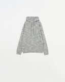 MELANGE KNIT HOODIE