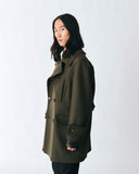 Wool Melton Pea Coat