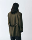 Wool Melton Pea Coat