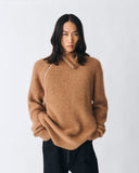 Fox‑Wool Side Zip Knit