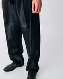 Hair‑On Texture Pants